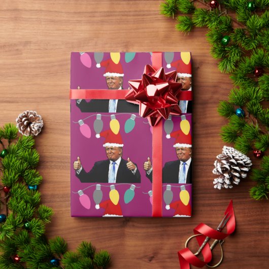 DONALD TRUMP WEIHNACHTS GESCHENKPAPIER (Feiertagsgeschenk)