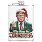 Donald Trump - Weihnachtsfeierlichkeiten - Weihnac Flachmann (Vorderseite)