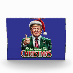 Donald Trump - Weihnachtsfeierlichkeiten - Weihnac Fotoblock