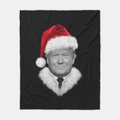 Donald Trump Weihnachtsgeschenk Funny Weihnachtsma Fleecedecke (Vorderseite)
