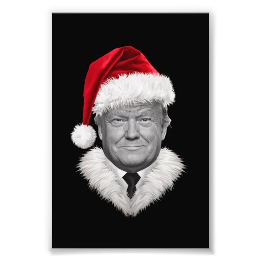 Donald Trump Weihnachtsgeschenk Funny Weihnachtsma Fotodruck (Vorne)