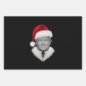 Donald Trump Weihnachtsgeschenk Funny Weihnachtsma Geschenkpapier Set (Vorderseite)