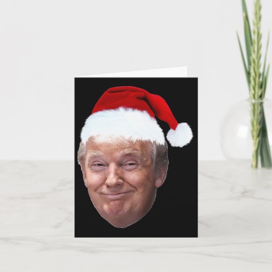 Donald Trump Weihnachtsgeschenk Funny Weihnachtsma Karte (Vorderseite)