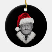 Donald Trump Weihnachtsgeschenk Funny Weihnachtsma Keramik Ornament (Vorne)