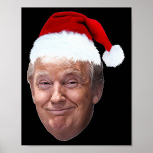 Donald Trump Weihnachtsgeschenk Funny Weihnachtsma Poster