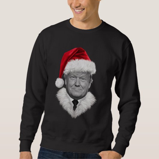 Donald Trump Weihnachtsgeschenk Funny Weihnachtsma Sweatshirt (Vorderseite)