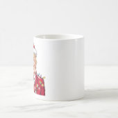Donald Trump Weihnachtslustige MAGA-Weihnachtsmann Kaffeetasse (Mittel)