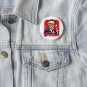 Donald Trump Weihnachtsmann Claus Art Button (Beispiel)