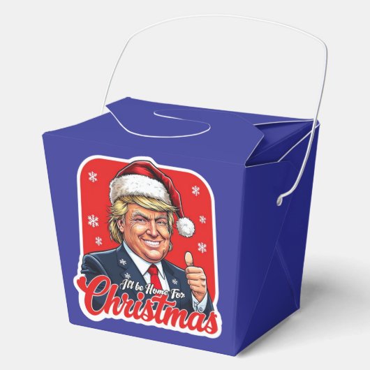 Donald Trump Weihnachtsmann Claus Art Geschenkschachtel (Vorderseite)