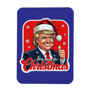 Donald Trump Weihnachtsmann Claus Art Magnet