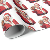 Donald Trump Weihnachtsmann-Claus-Tasse Geschenkpapier (Rolleneckpunkt)