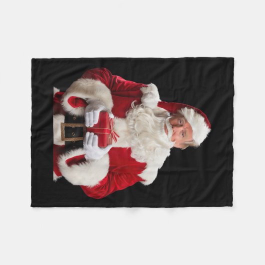 Donald Trump Weihnachtsmann Weihnachten Weihnachte Fleecedecke (Vorderseite (Horizontal))