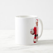 Donald Trump Weihnachtsmann Weihnachten Weihnachte Kaffeetasse (VorderseiteRechts)