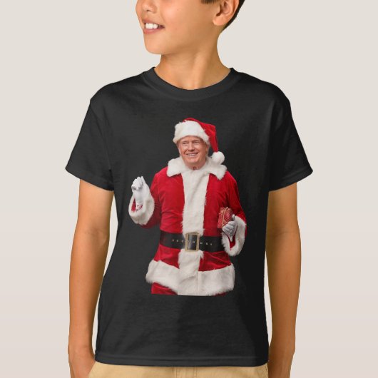 Donald Trump Weihnachtsmann Weihnachten Weihnachte T-Shirt (Vorderseite)