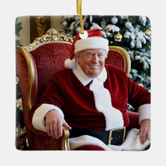 Donald Trump Weihnachtsschmuck (Vorderseite)