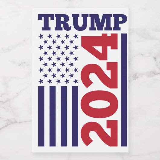 Donald Trump Weinetikett (Einzelnes Label)