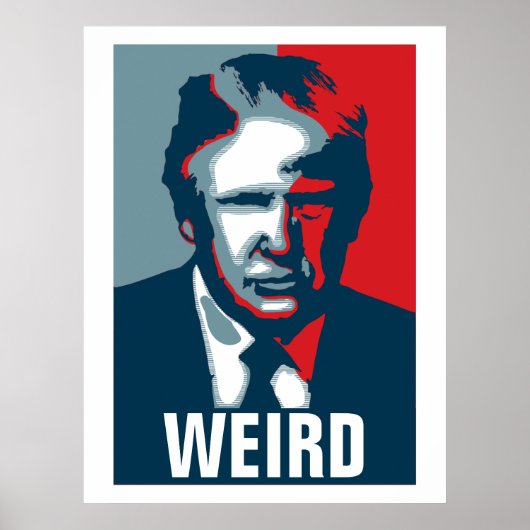 Donald Trump WEIRD Poster (Vorne)