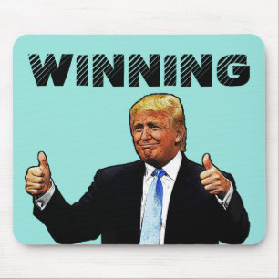 DONALD TRUMP WINNING MAUSPAD