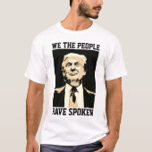 DONALD TRUMP, WIR MENSCHEN HABEN T - Shirt GESPROC (Vorderseite)