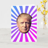 DONALD TRUMP WIRD GUT AUSSERGEWÖHNLICH KARTE (Gelbe Blume)