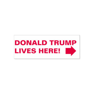 Donald Trump wohnt hier! Permastempel