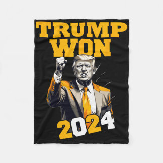 Donald Trump Won 2024 Election Inauguration Men Wo Fleecedecke