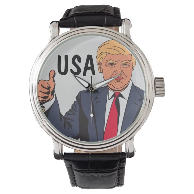 DONALD TRUMP WRIST WATCH ARMBANDUHR (Vorderseite)