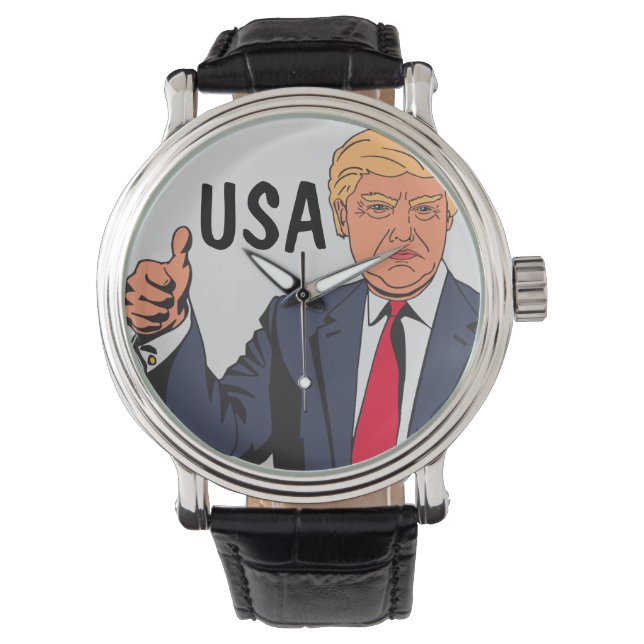 DONALD TRUMP WRIST WATCH ARMBANDUHR (Vorderseite)