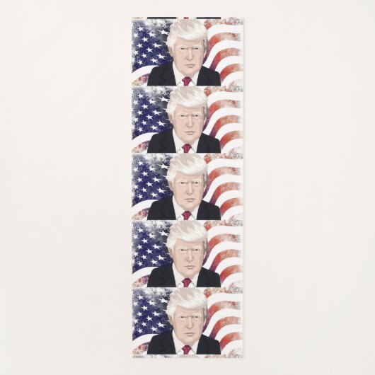 DONALD TRUMP YOGA MAT YOGAMATTE (Vorderseite)