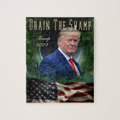 Donald Trump zieht das Puzzle "Sumpf MAGA 2024" ab (Vertikal)