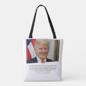 Donald Trump Zitat Tasche (Rückseite)