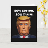 Donald Trump Zoll  Karte (Gelbe Blume)