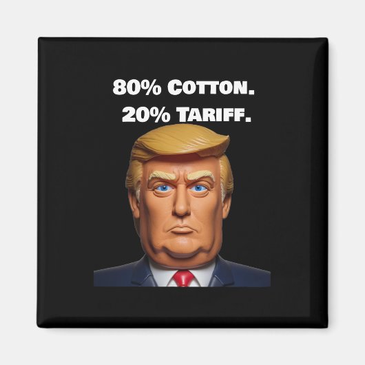 Donald Trump Zoll  Magnet (Vorne)