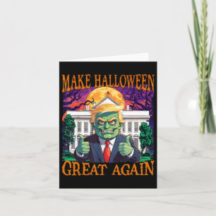 Donald Trump Zombie Make Halloween Great Again Tru Karte