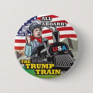 Donald TRUMP ZUG Politische Amerikanische Bewegung Button