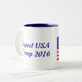 Donald Trump Zweifarbige Tasse (Vorderseite Links)