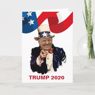 DONALD TRUMPamerikanische Flagge 2020 Karte