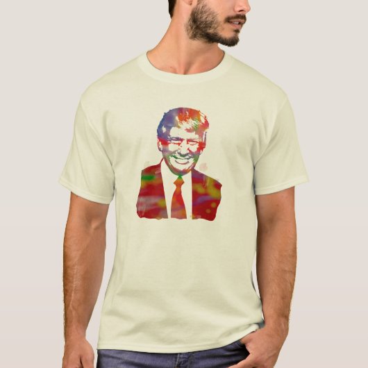 Donald- TrumpAquarell-Porträt T-Shirt (Vorderseite)