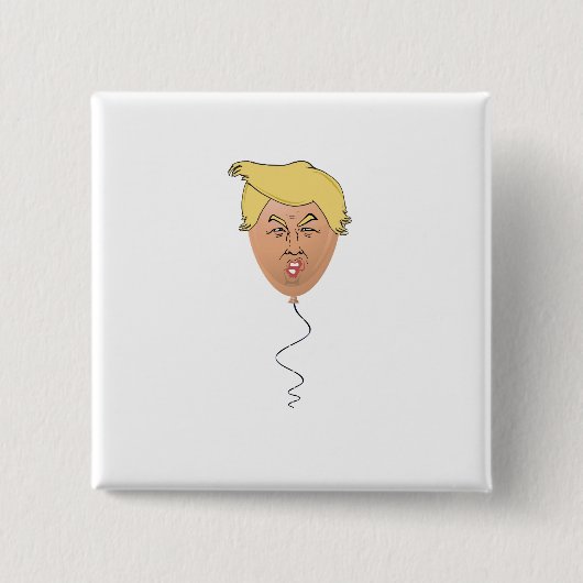 Donald- Trumpballon Button (Vorderseite)