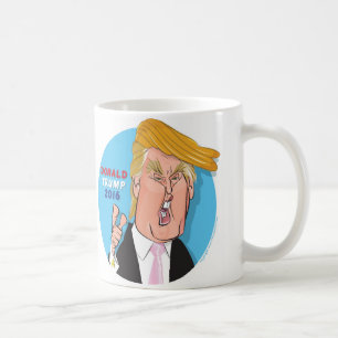 Donald TrumpCartoon-Kaffee-Tasse 2016 Kaffeetasse