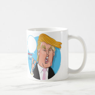 Donald- TrumpCartoon-Kaffee-Tasse - Sie schreiben Kaffeetasse