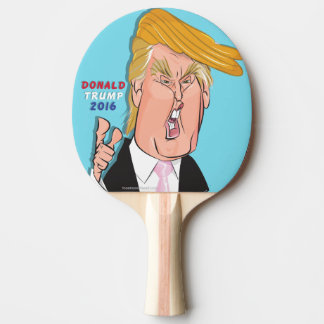 Donald- TrumpCartoonPing Pong Paddel Tischtennis Schläger