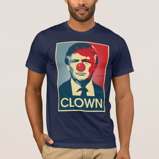 Donald- Trumpclown -- Anti-Trumpf 2016 - T-Shirt (Vorderseite)