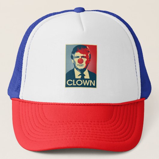 Donald- Trumpclown -- Anti-Trumpf 2016 - Truckerkappe (Vorderseite)