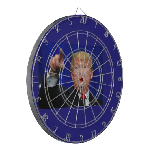 Donald TrumpDartboard Dartscheibe (Vorderseite Links)