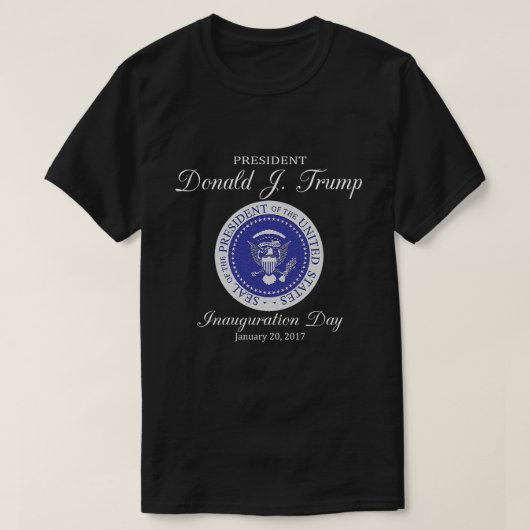 Donald- Trumpeinweihungs-Tag T-Shirt (Design vorne)