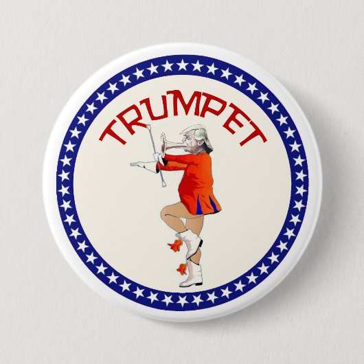 Donald Trumpet Button (Vorderseite)