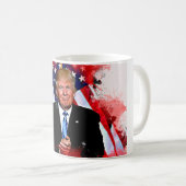 Donald- Trumpfeier-Tasse Kaffeetasse (VorderseiteRechts)