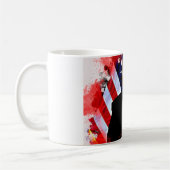 Donald- Trumpfeier-Tasse Kaffeetasse (Links)