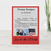 Donald- Trumpfeiertags-Karte Feiertagskarte (Vorderseite)